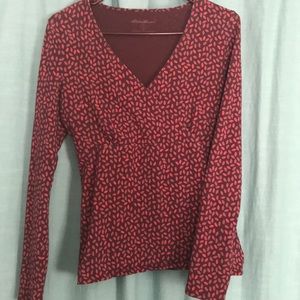 Eddie Bauer wrap top